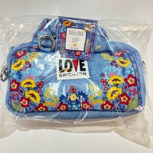 Brighton Blue Floral Bandana Bag